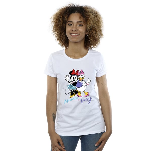 Disney Womens/Ladies Minnie Mouse And Daisy Cotton T-Shirt