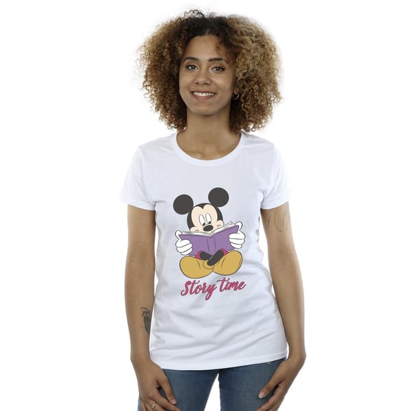 Disney Womens/Ladies Mickey Mouse Story Time Cotton T-Shirt