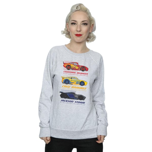 Disney Womens/Ladies Cars Racer Profile Sweatshirt