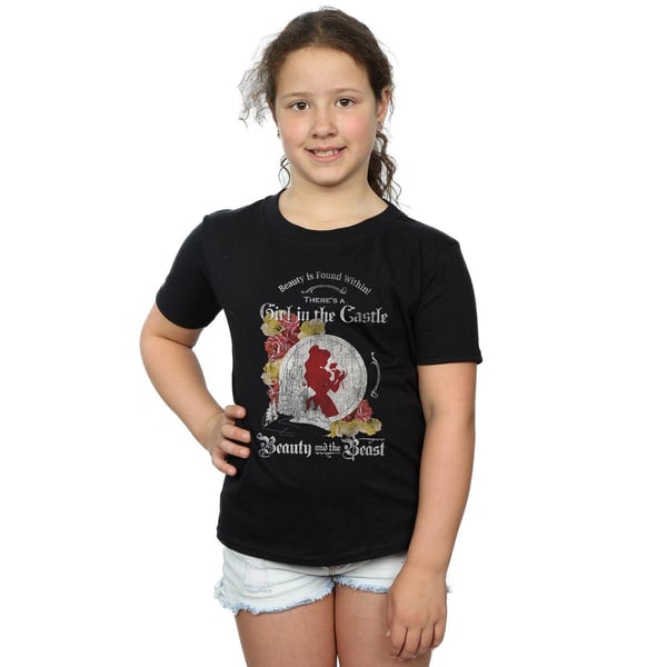 Disney Girls Beauty And The Beast Girl in The Castle Cotton T-Shirt