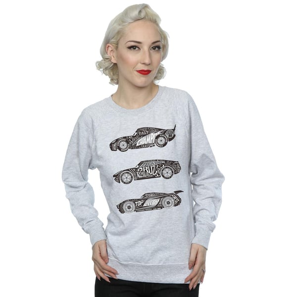 Disney Dam/Dam Cars Text Racers Sweatshirt