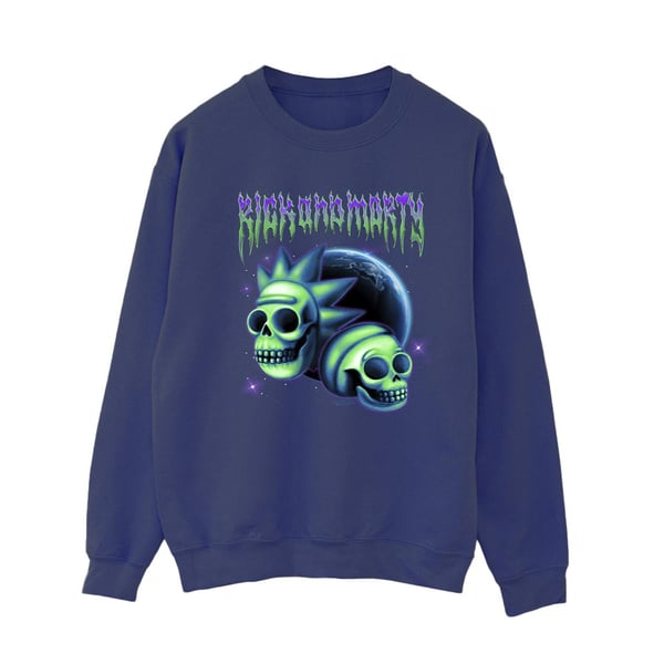 Rick And Morty Tröja för damer/kvinnor med rymddödskalle