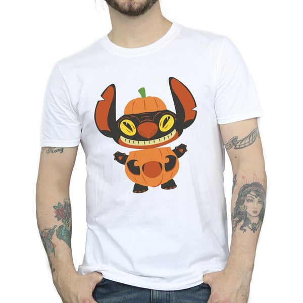 Disney Mens Lilo & Stitch Pumpkin Costume T-Shirt