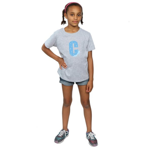 Disney Girls Alphabet C Is For Cinderella Cotton T-Shirt