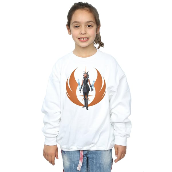 Star Wars Girls Clone Wars Ahsoka Rebel Pose Sweatshirt