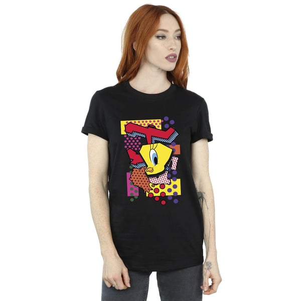 Looney Tunes Womens/Ladies Tweety Pop Art Cotton Boyfriend T-Shirt