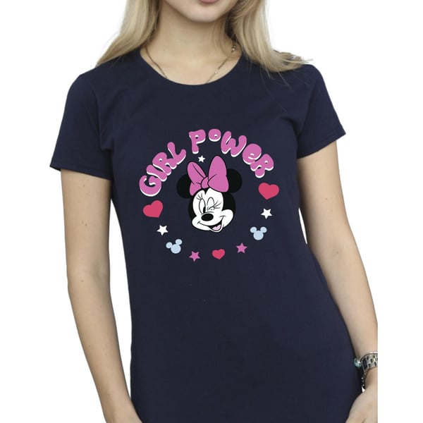 Disney Womens/Ladies Minnie Mouse Girl Power Cotton T-Shirt