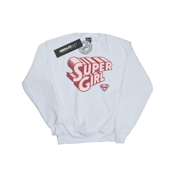 DC Comics Girls Supergirl Retro Logo Sweatshirt