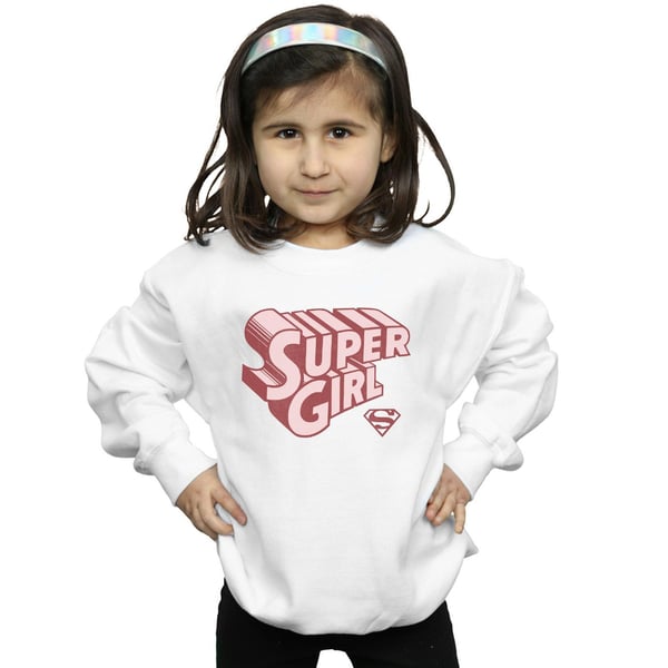 DC Comics Girls Supergirl Retro Logo Sweatshirt