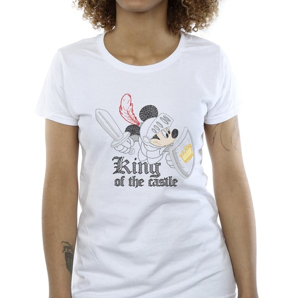 Disney Womens/Ladies Mickey Mouse King Of The Castle Cotton T-Shirt
