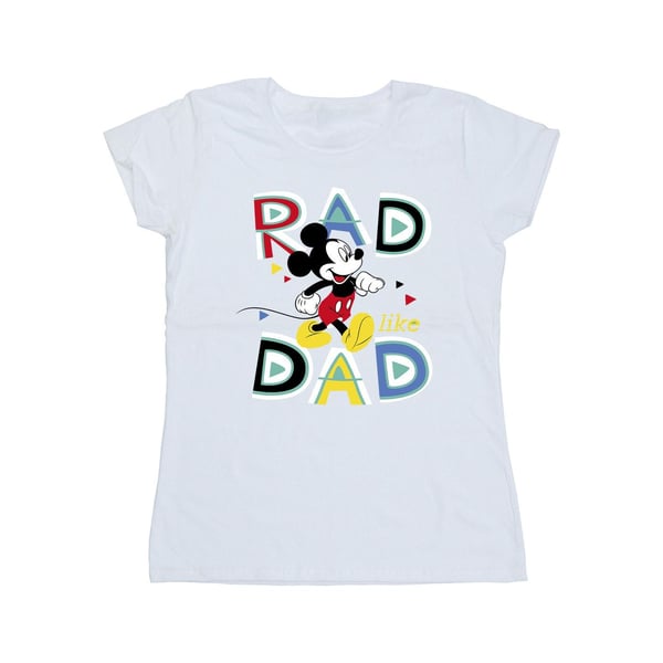 Disney Womens/Ladies Mickey Mouse Rad Dad Cotton T-Shirt