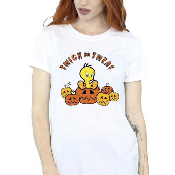Looney Tunes Womens/Ladies Twick Or Tweat Cotton Boyfriend T-Shirt
