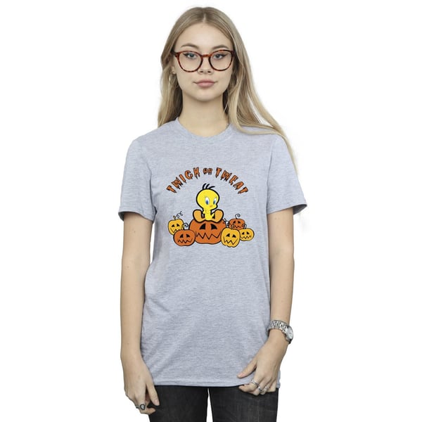 Looney Tunes Womens/Ladies Twick Or Tweat Cotton Boyfriend T-Shirt