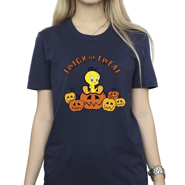 Looney Tunes Womens/Ladies Twick Or Tweat Cotton Boyfriend T-Shirt