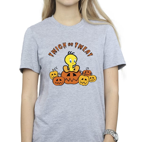 Looney Tunes Womens/Ladies Twick Or Tweat Cotton Boyfriend T-Shirt