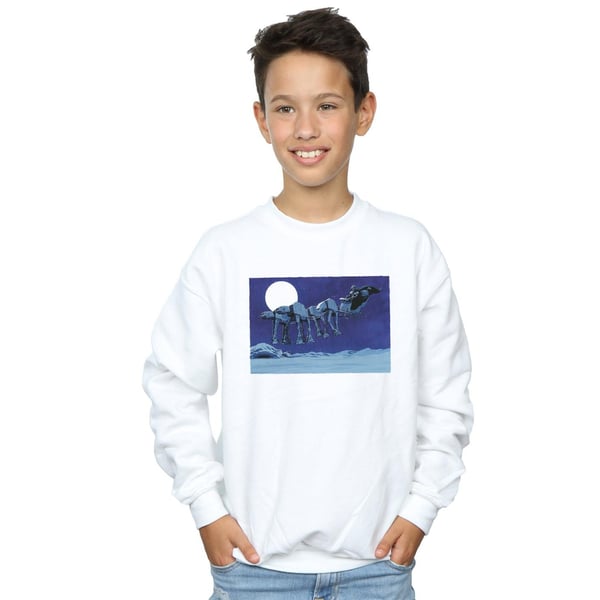 Star Wars Boys Christmas AT-AT Sleigh Sweatshirt