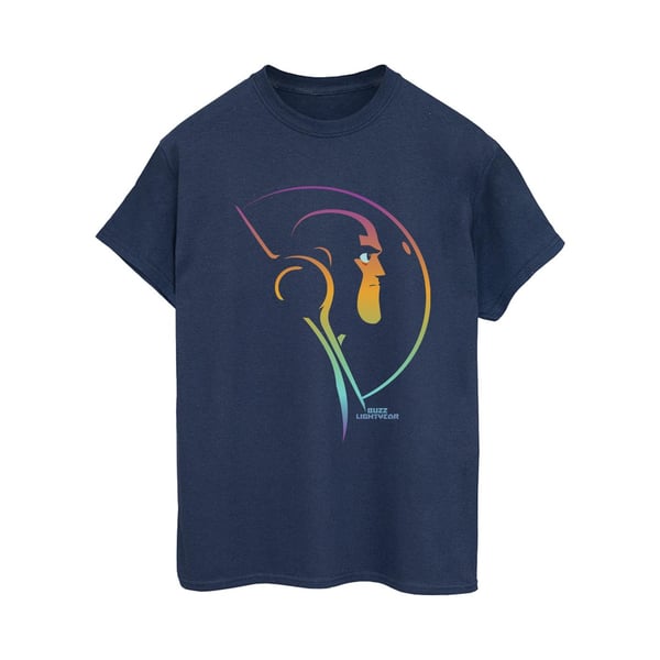 Disney naisten Lightyear Blended Stare -puuvillainen Boyfriend T-paita