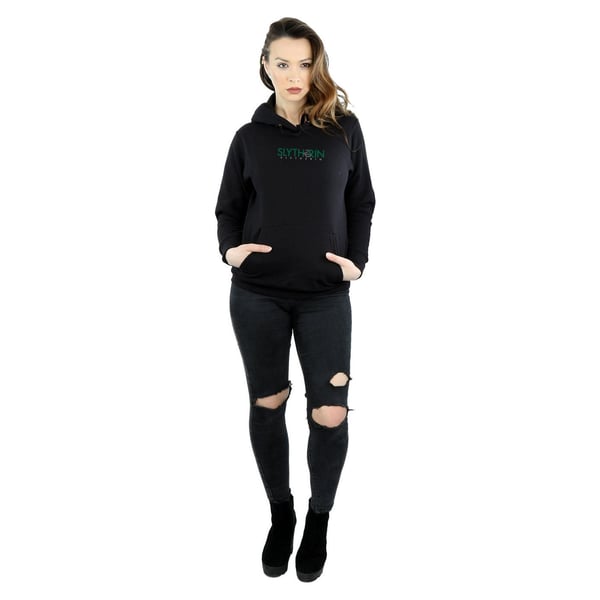 Harry Potter Womens/Ladies Slytherin Text Hoodie