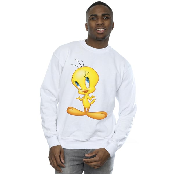 Looney Tunes Mens Tweety Standing Sweatshirt
