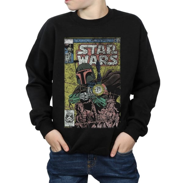 Star Wars Boys Boba Fett Comic Sweatshirt
