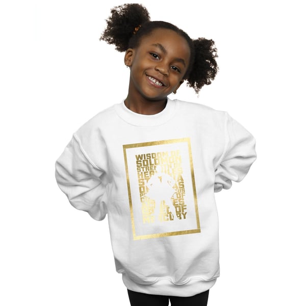 DC Comics Girls Shazam Gold Text Sweatshirt