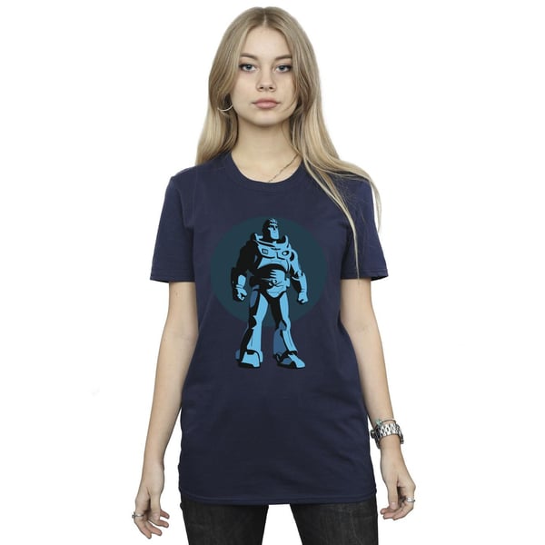 Disney Womens/Ladies Lightyear Buzz Standing Circle Cotton Boyfriend T-Shirt