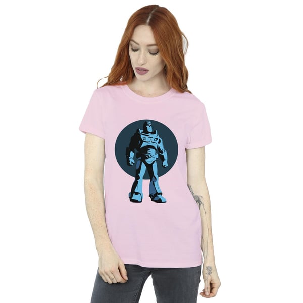 Disney Womens/Ladies Lightyear Buzz Standing Circle Cotton Boyfriend T-Shirt