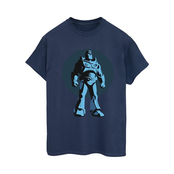 Disney Womens/Ladies Lightyear Buzz Standing Circle Cotton Boyfriend T-Shirt