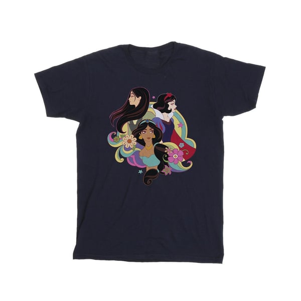 Disney Flickor Prinsessa Mulan Jasmine Snövit T-shirt i bomull