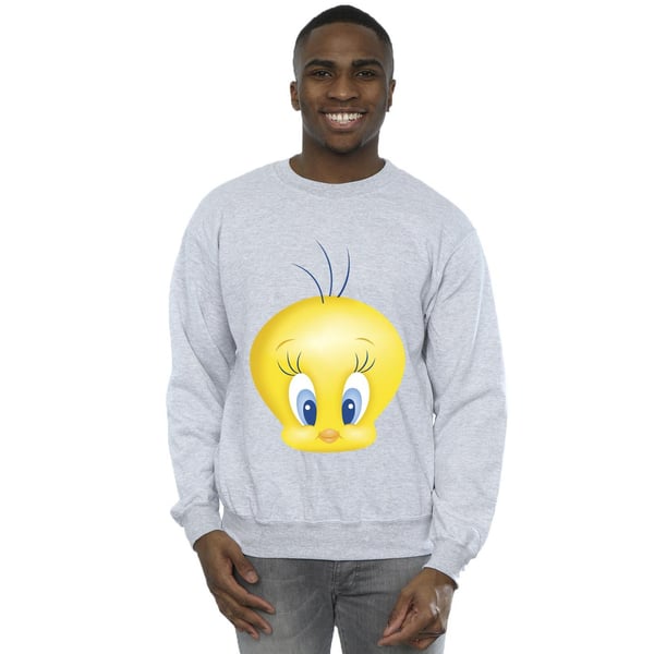 Looney Tunes Mens Tweety Face Sweatshirt