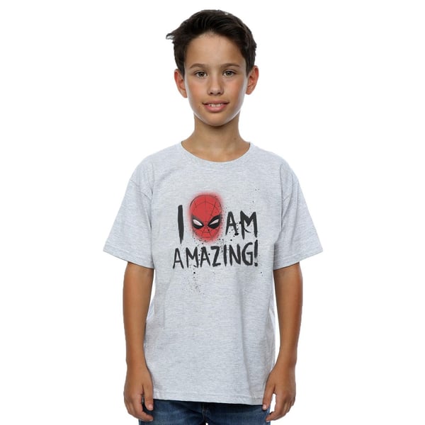 Marvel Boys Spider-Man I Am Amazing T-Shirt