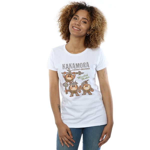 Disney Womens/Ladies Moana Kakamora Mischief Maker Cotton T-Shirt
