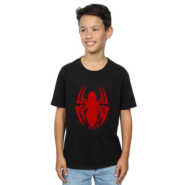Marvel Boys Spider-Man Logo Emblem T-Shirt