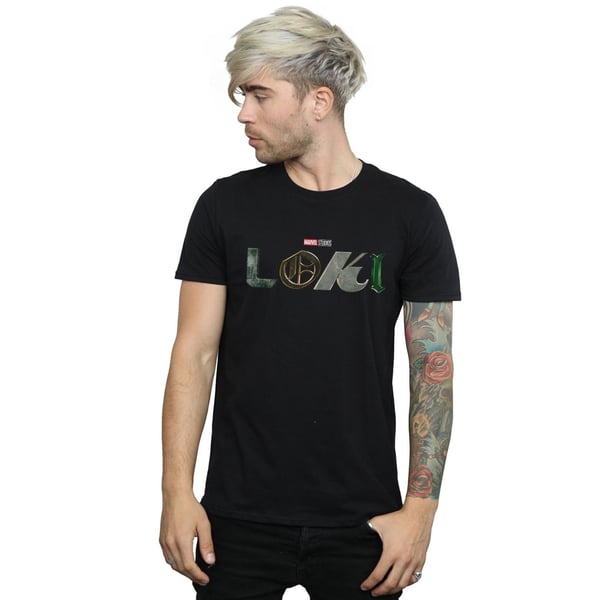 Marvel Mens Loki Logo T-Shirt