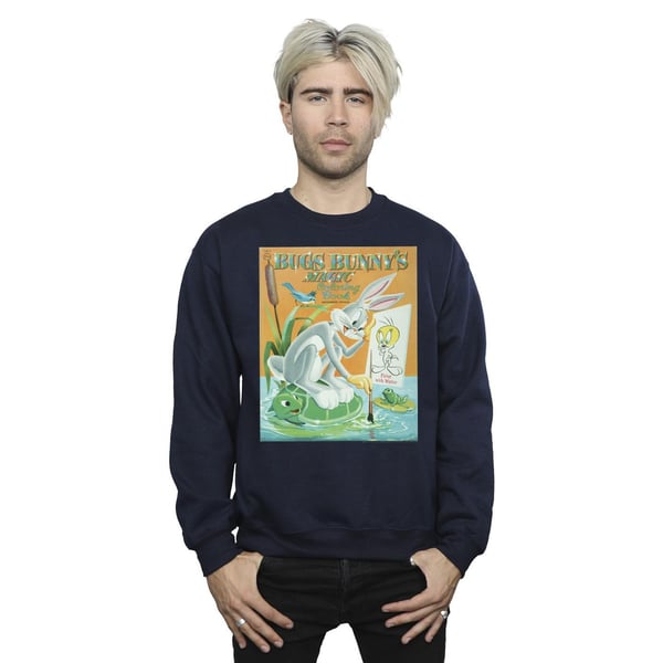 Looney Tunes Mens Bugs Bunny Colouring Book Sweatshirt
