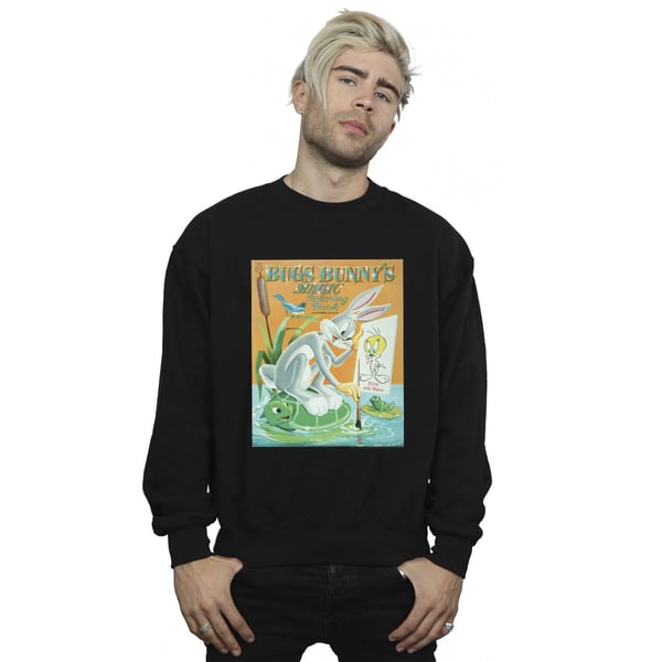 Looney Tunes Mens Bugs Bunny Colouring Book Sweatshirt
