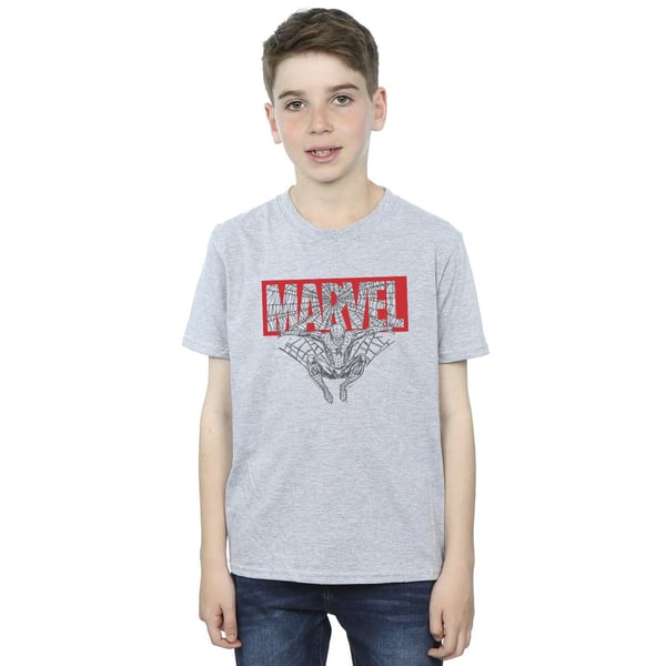Marvel Poikien Hämähäkkimies Logo Punainen T-paita