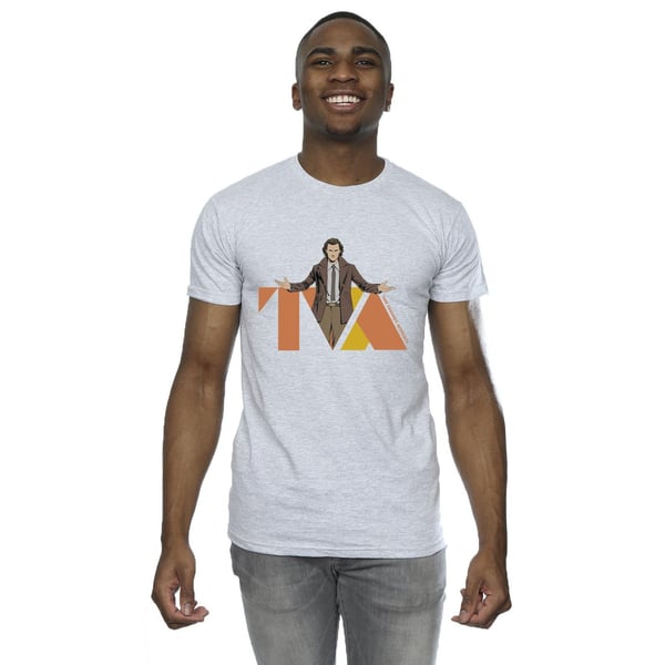 Marvel Mens Loki TVA Pose T-Shirt