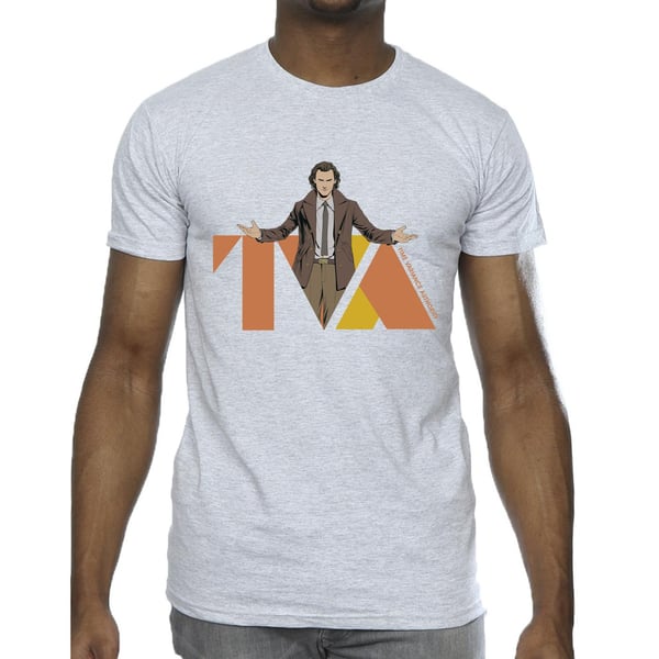 Marvel Mens Loki TVA Pose T-Shirt