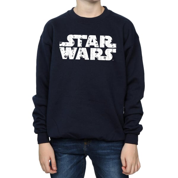 Star Wars Boys Christmas Logo Sweatshirt