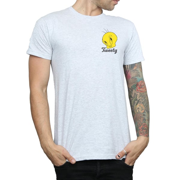 Looney Tunes Mens Tweety Pie Head T-Shirt