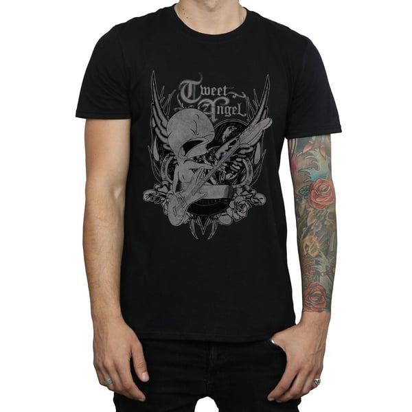 Looney Tunes Mens Tweety Pie Rock T-Shirt