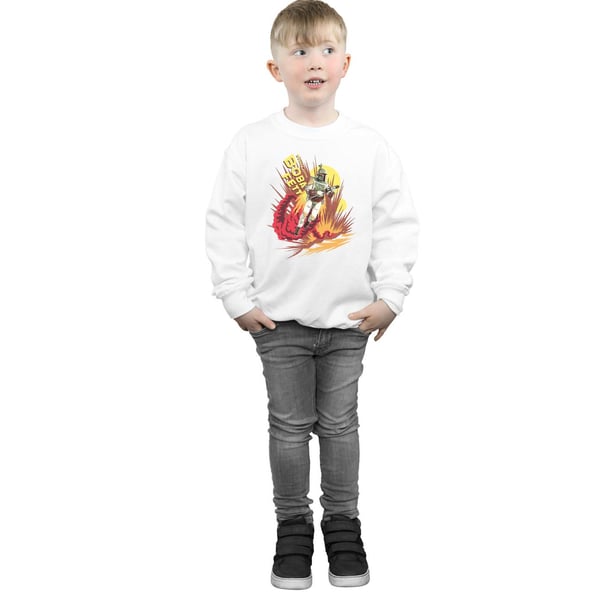 Star Wars Boys Boba Fett Rocket Powered Sweatshirt