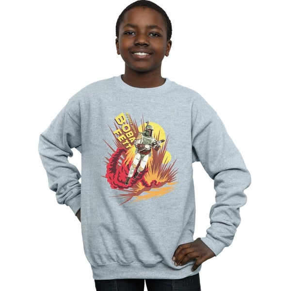 Star Wars Boys Boba Fett Rocket Powered Sweatshirt