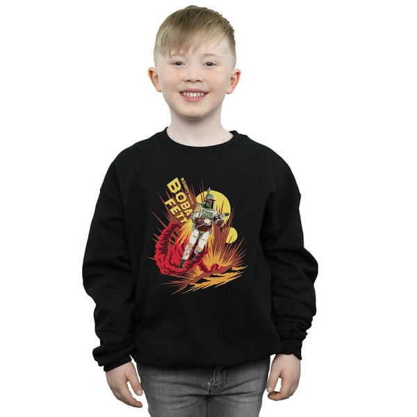 Star Wars Boys Boba Fett Rocket Powered Sweatshirt