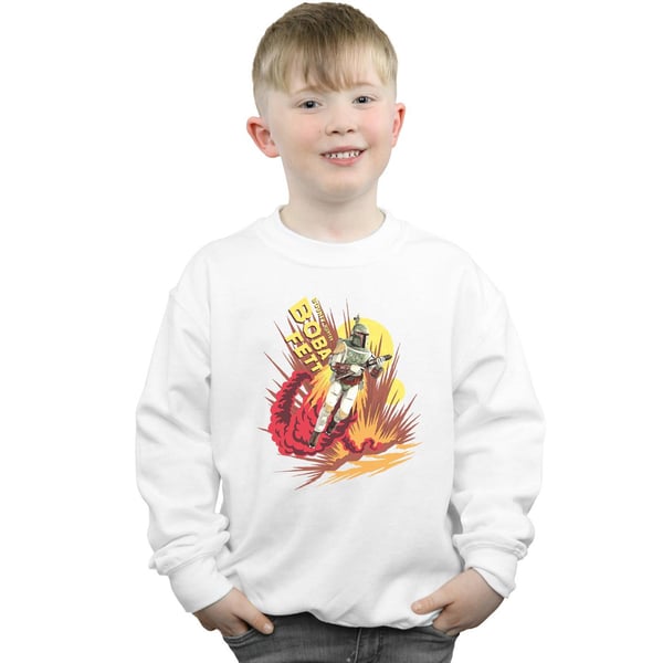 Star Wars Boys Boba Fett Rocket Powered Sweatshirt