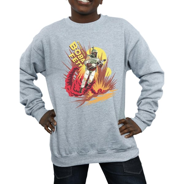 Star Wars Boys Boba Fett Rocket Powered Sweatshirt