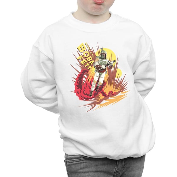 Star Wars Boys Boba Fett Rocket Powered Sweatshirt