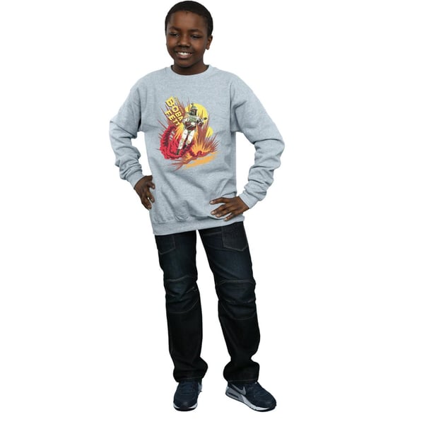 Star Wars Boys Boba Fett Rocket Powered Sweatshirt