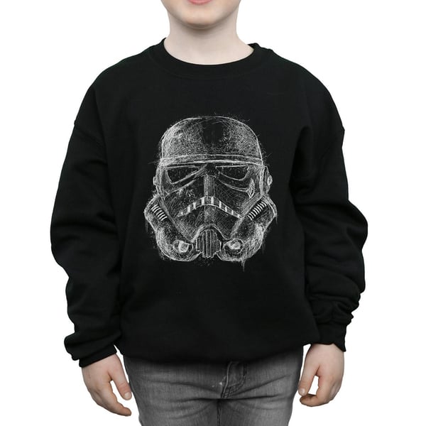 Star Wars Poikien Stormtrooper Scribble Kypärä Collegepaita